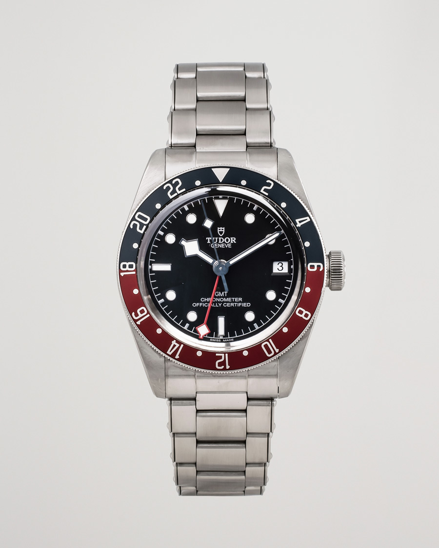 Heren | Tudor Pre-Owned Black Bay GMT 79830 RB Steel Black | Tudor Pre-Owned | Black Bay GMT 79830 RB Steel Black