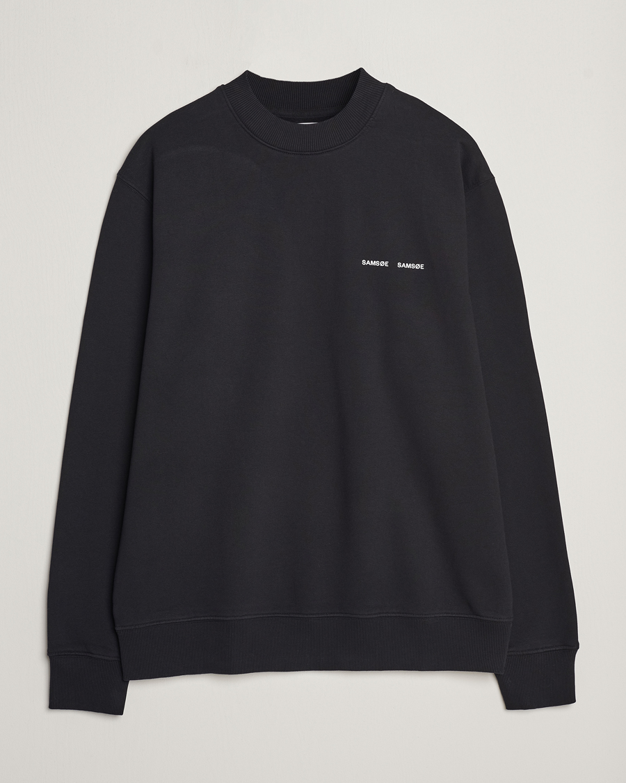 Heren | Truien | Samsøe Samsøe | Norsbro Crew Neck Sweatshirt Black