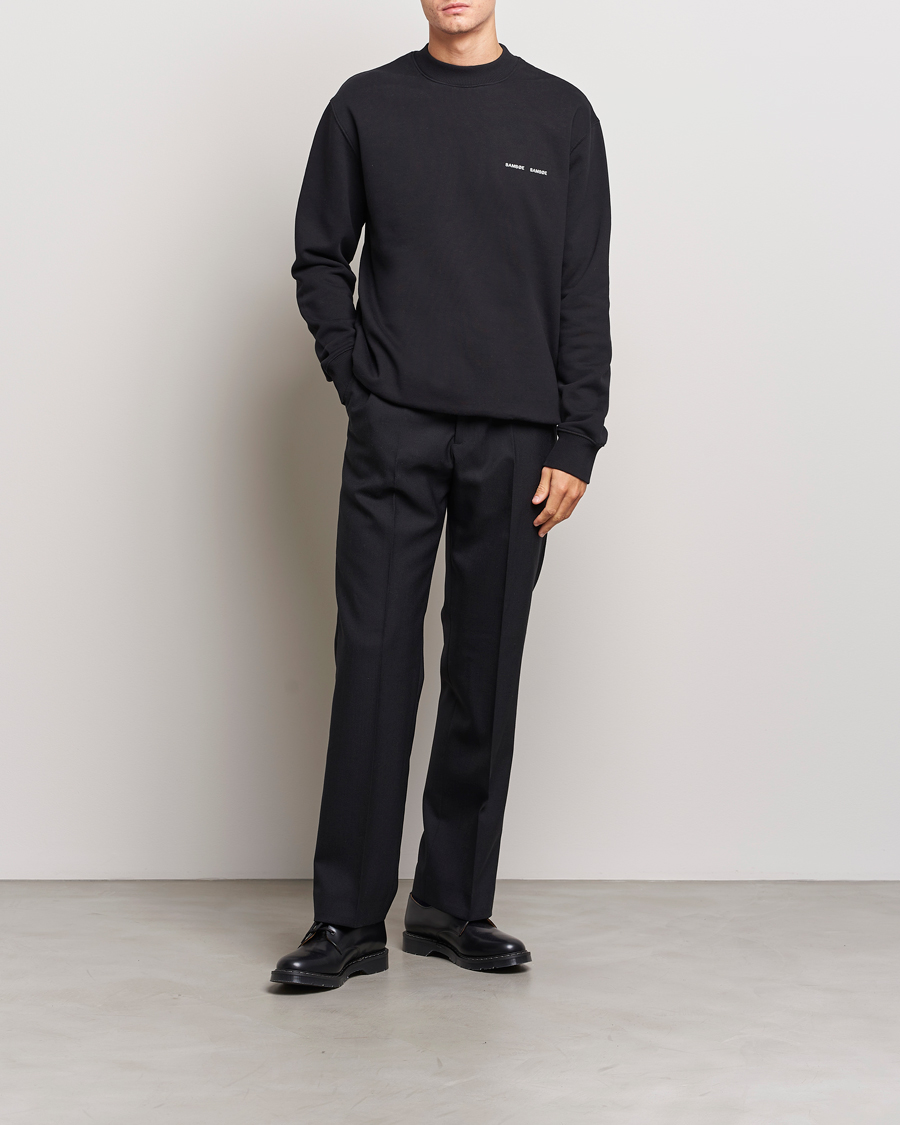 Heren | Truien | Samsøe Samsøe | Norsbro Crew Neck Sweatshirt Black