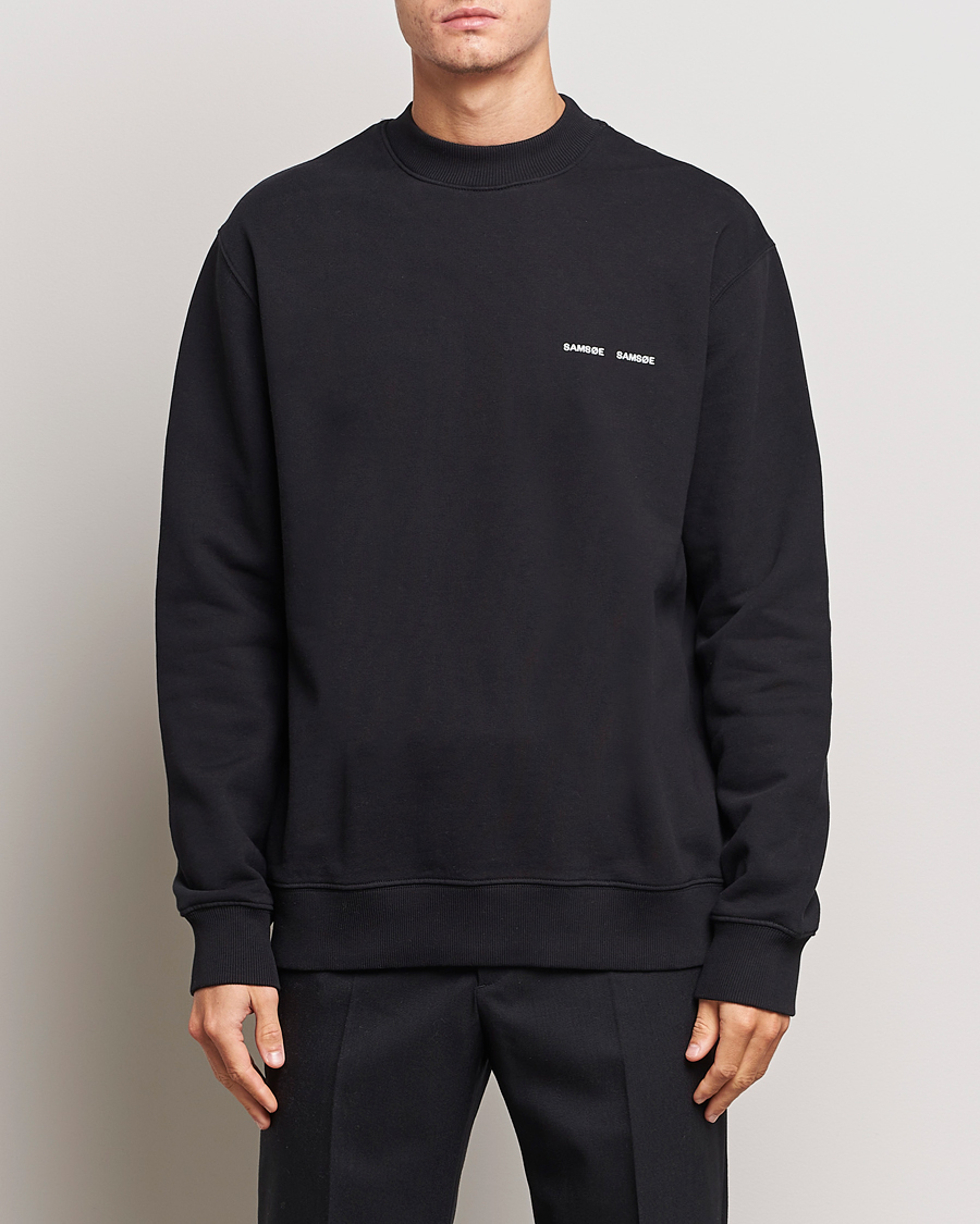 Heren |  | Samsøe Samsøe | Norsbro Crew Neck Sweatshirt Black