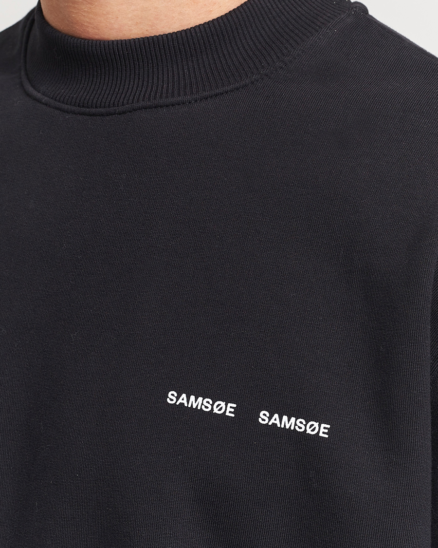 Heren | Truien | Samsøe Samsøe | Norsbro Crew Neck Sweatshirt Black