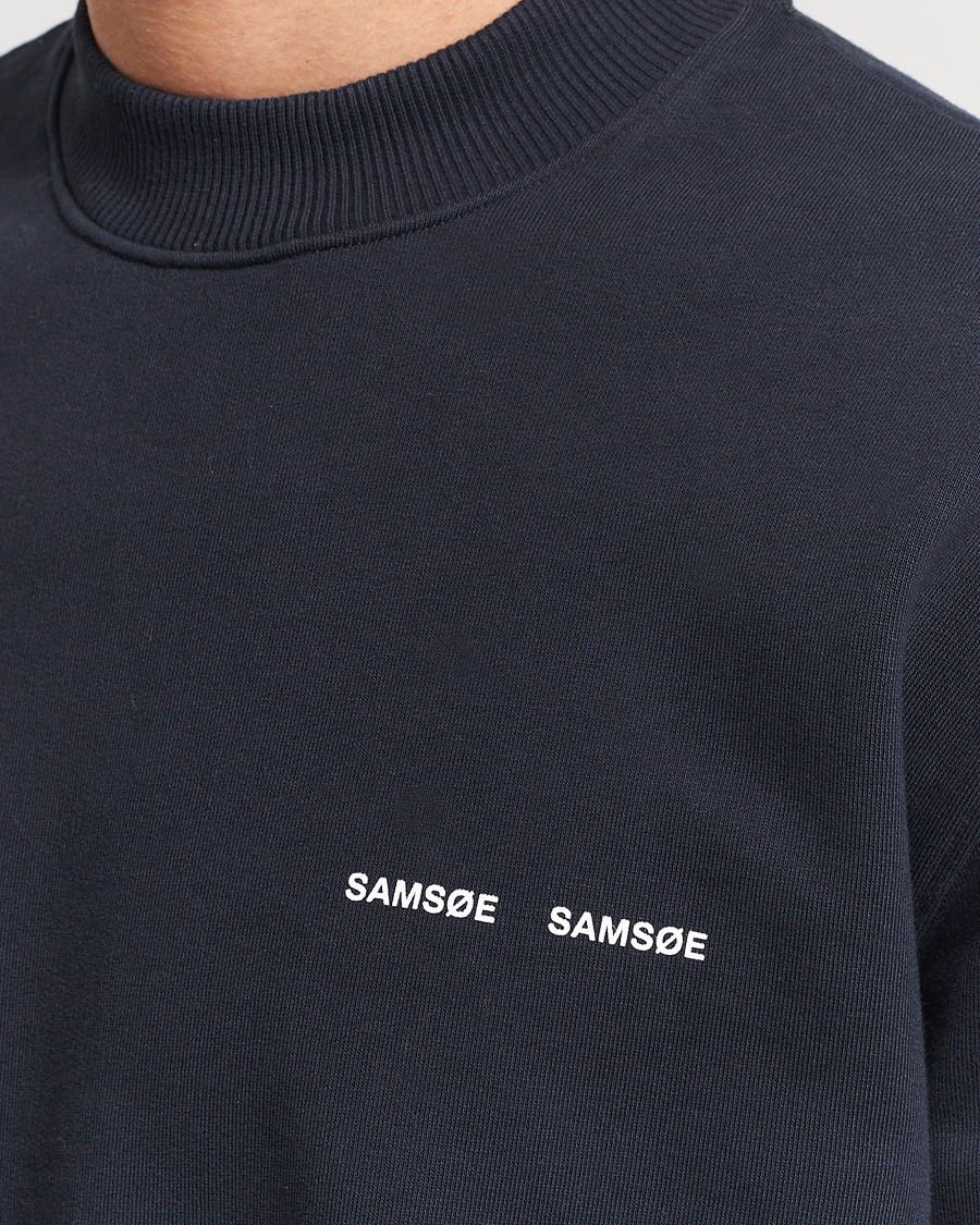 Heren | Truien | Samsøe Samsøe | Norsbro Crew Neck Sweatshirt Sky Captian