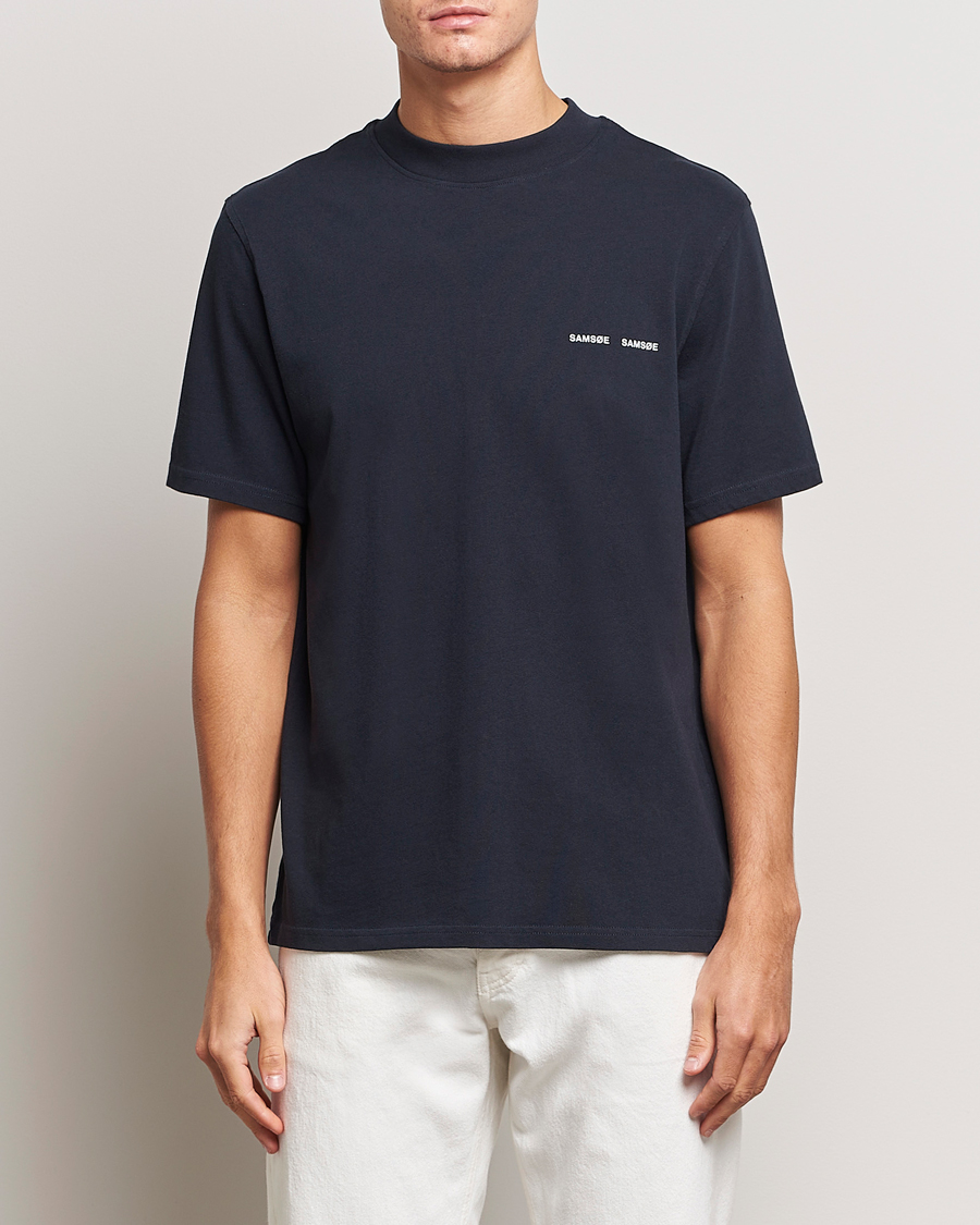 Heren | T-shirts met korte mouwen | Samsøe Samsøe | Norsbro Organic Cotton T-shirt Sky Captian