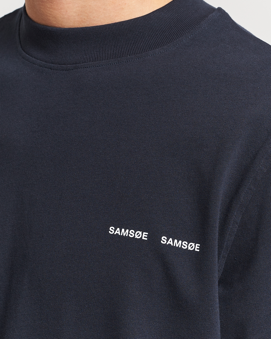 Heren | T-shirts | Samsøe Samsøe | Norsbro Organic Cotton T-shirt Sky Captian