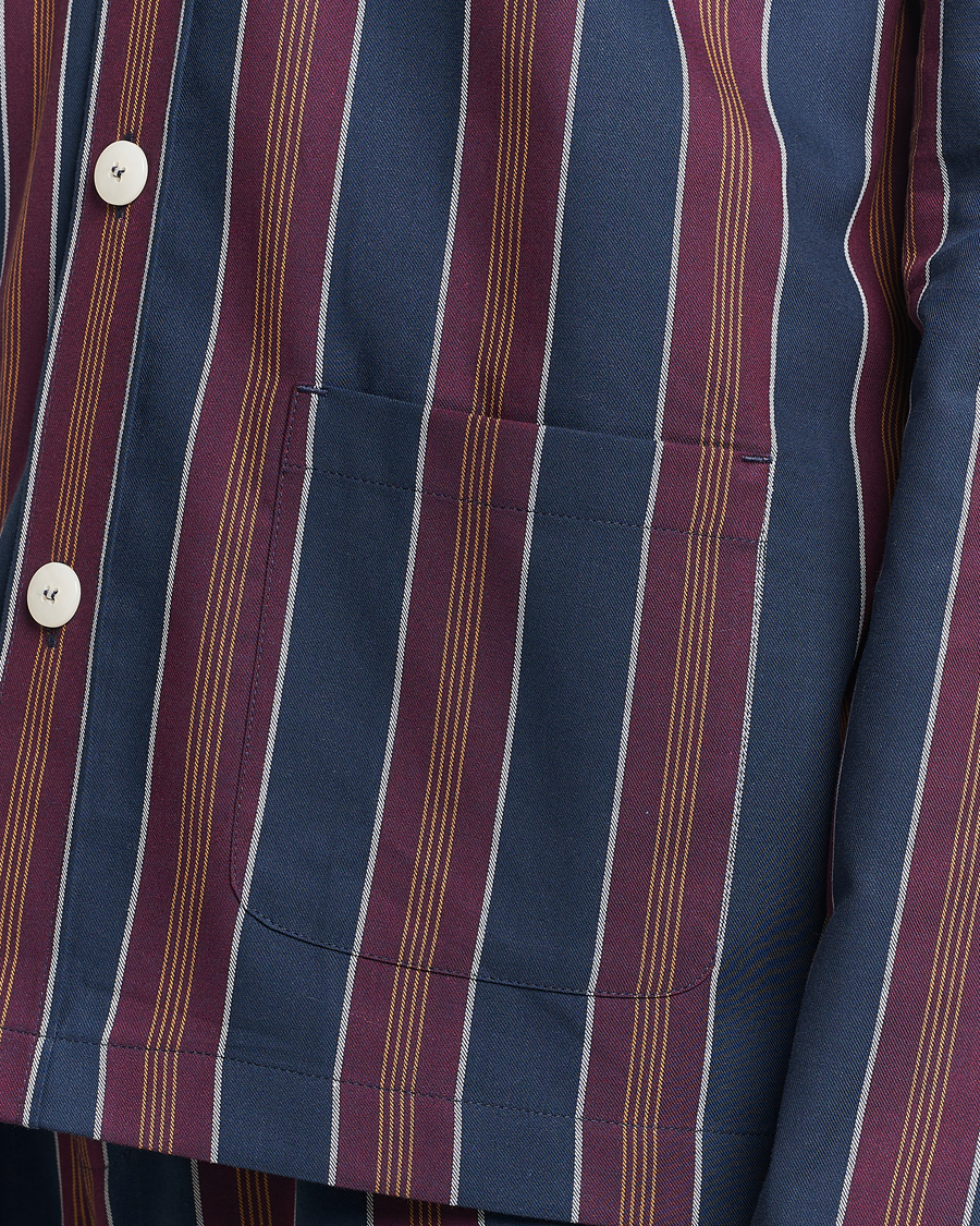 Heren | Pyjama's en gewaden | Nufferton | Uno Old School Pyjama Set Navy/Orange