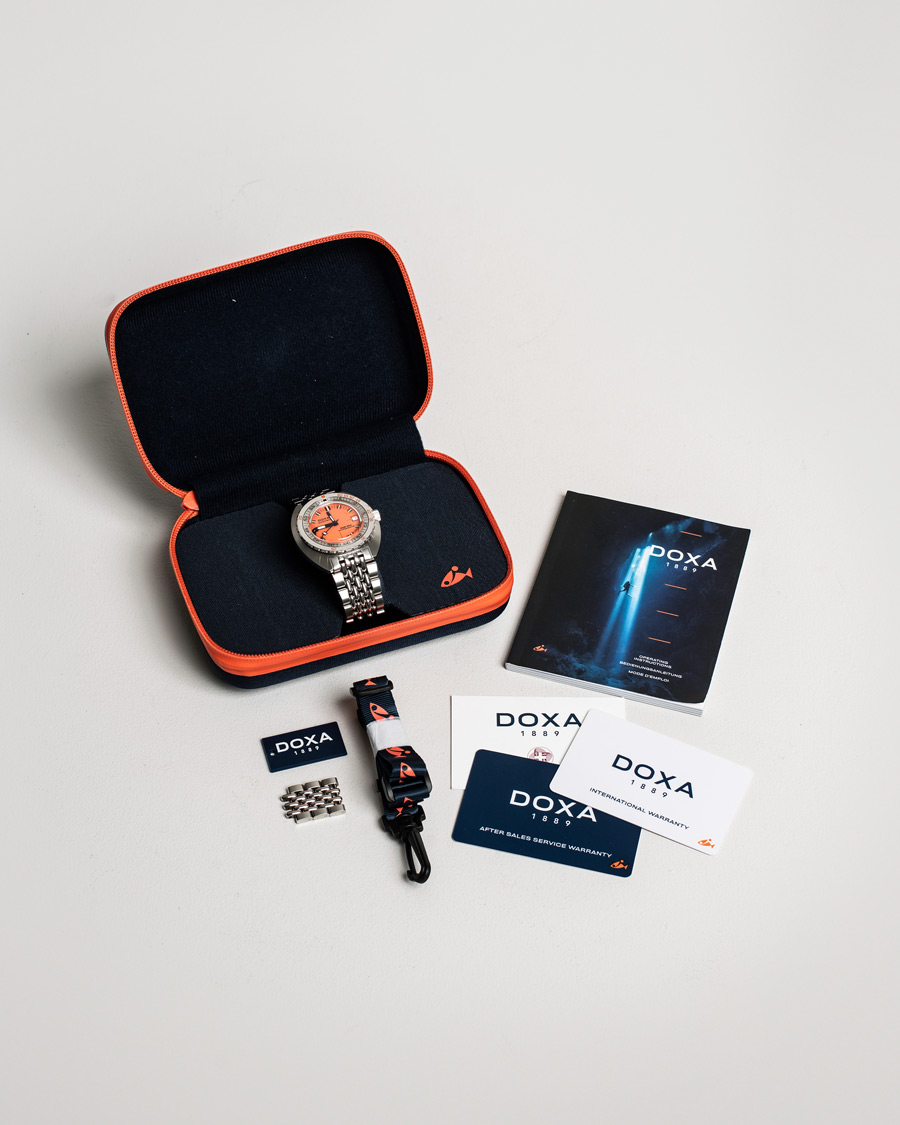 Heren | Doxa Pre-Owned SUB 300 PROFESSIONAL Steel Orange | DOXA Pre-Owned | SUB 300 PROFESSIONAL Steel Orange