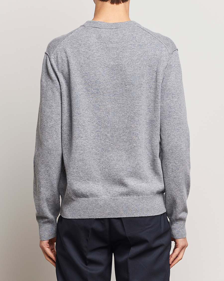 Heren | Truien | Filippa K | 93 Knitted Lambswool Crew Neck Sweater Grey Melange