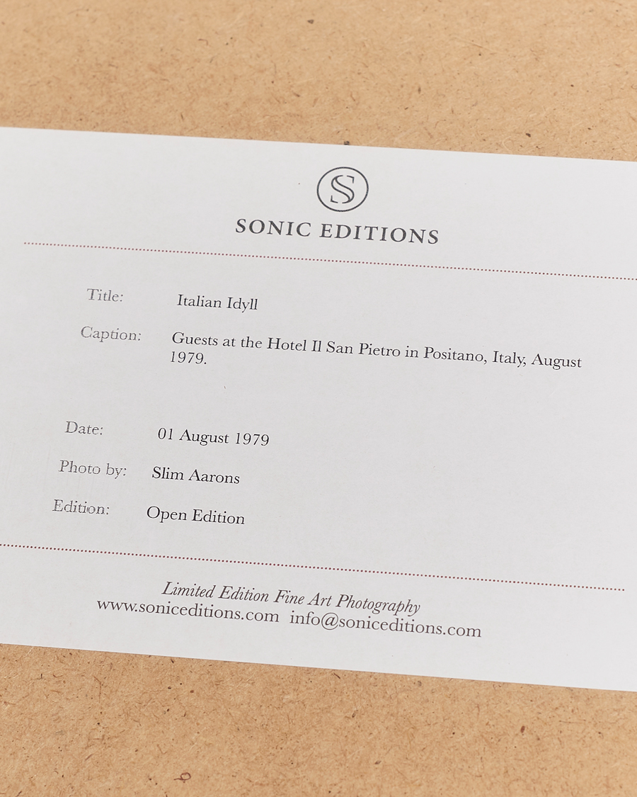 Heren | Sonic Editions | Sonic Editions | Framed Slim Aarons Italian Idyll 