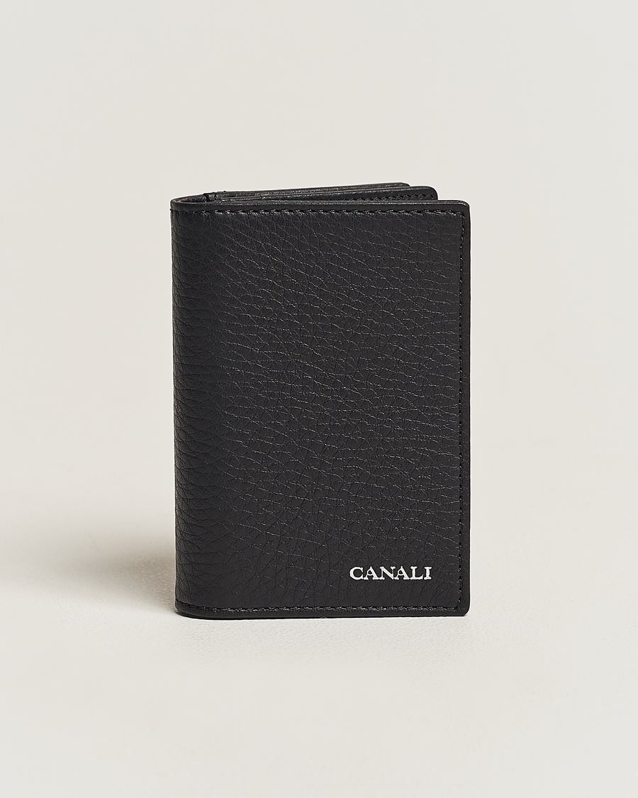 Heren | Portemonnees | Canali | Grain Leather Billfold Black