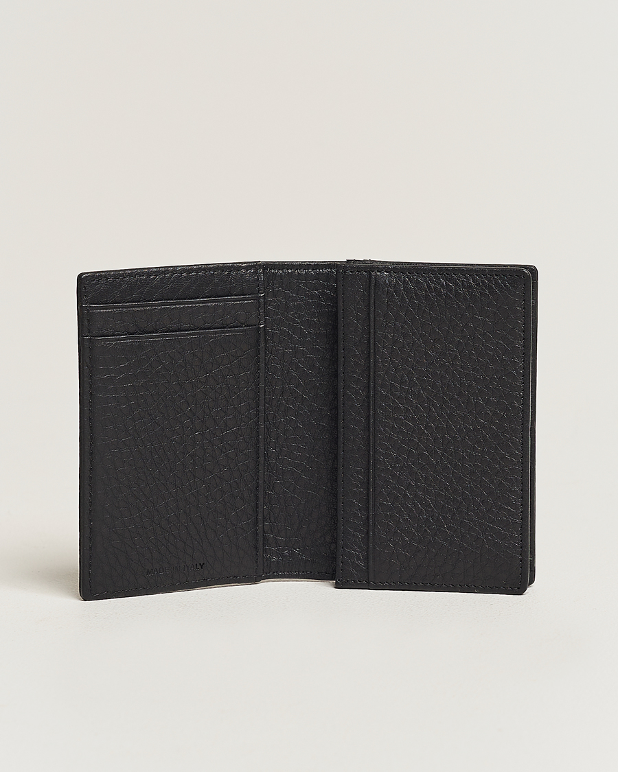 Heren | Italian Department | Canali | Grain Leather Billfold Black