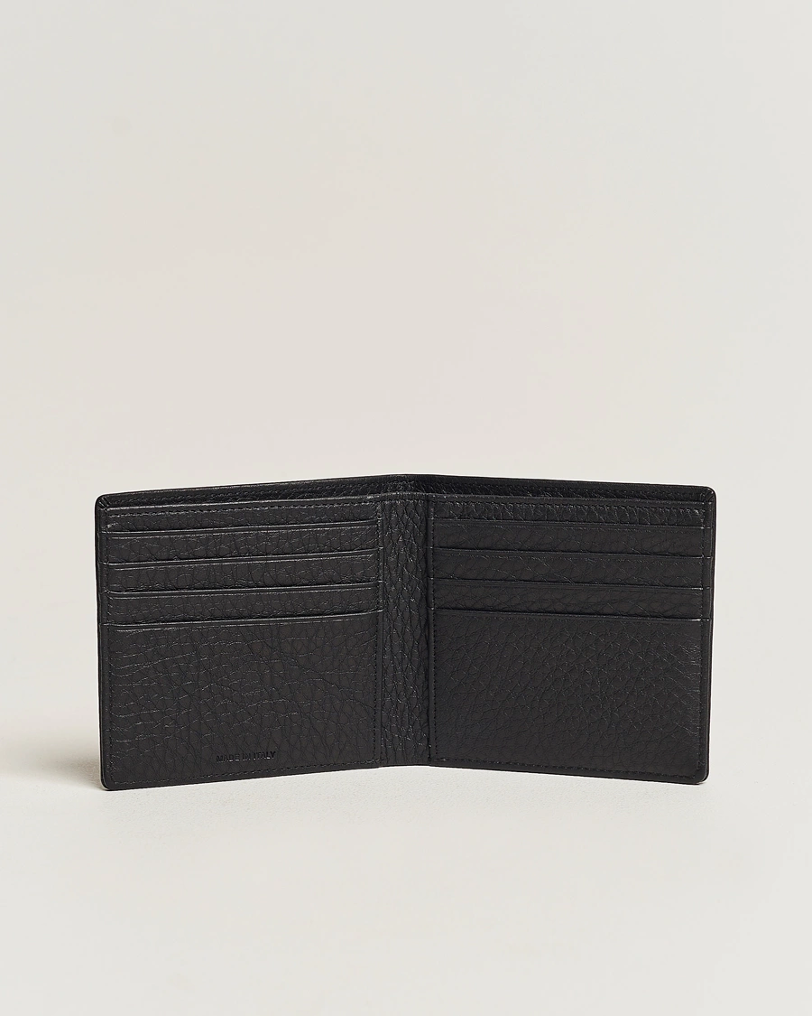 Heren | Portemonnees | Canali | Grain Leather Wallet Black