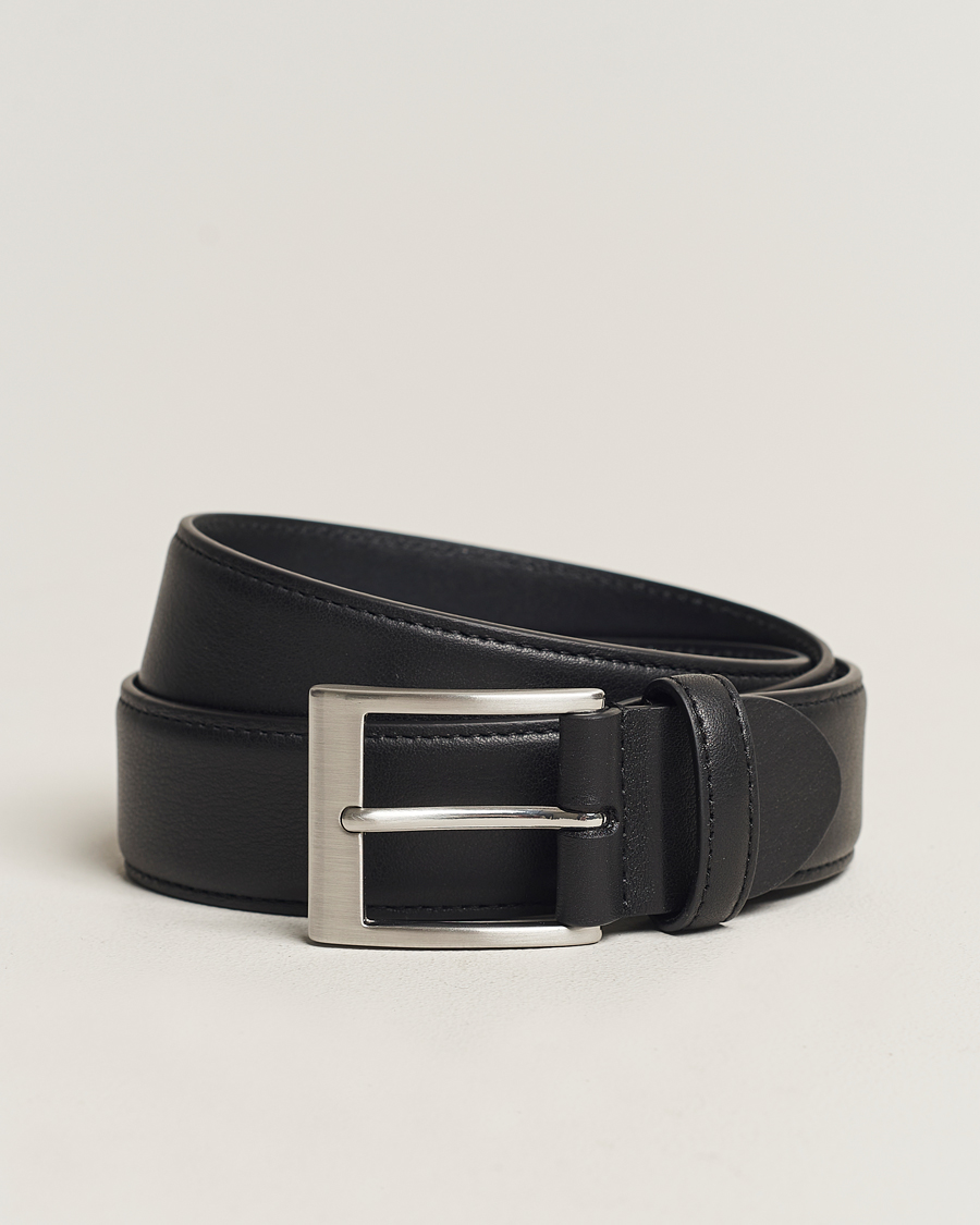 Heren | Riemen | Canali | Leather Belt Black Calf