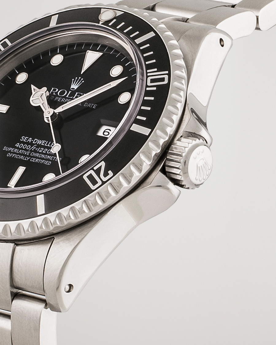 Heren | Rolex Pre-Owned Sea Dweller 16600 Oyster Perpetual Steel Black | Rolex Pre-Owned | Sea Dweller 16600 Oyster Perpetual Steel Black