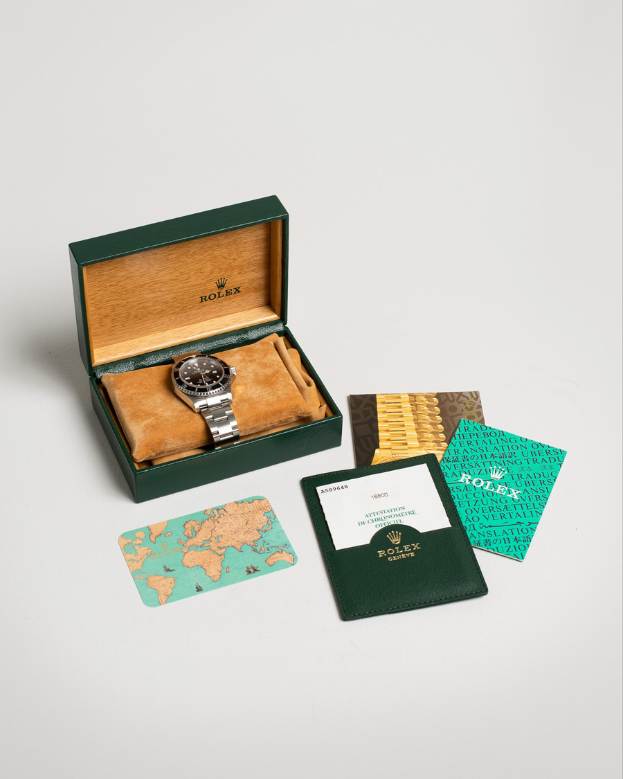 Heren | Rolex Pre-Owned Sea Dweller 16600 Oyster Perpetual Steel Black | Rolex Pre-Owned | Sea Dweller 16600 Oyster Perpetual Steel Black