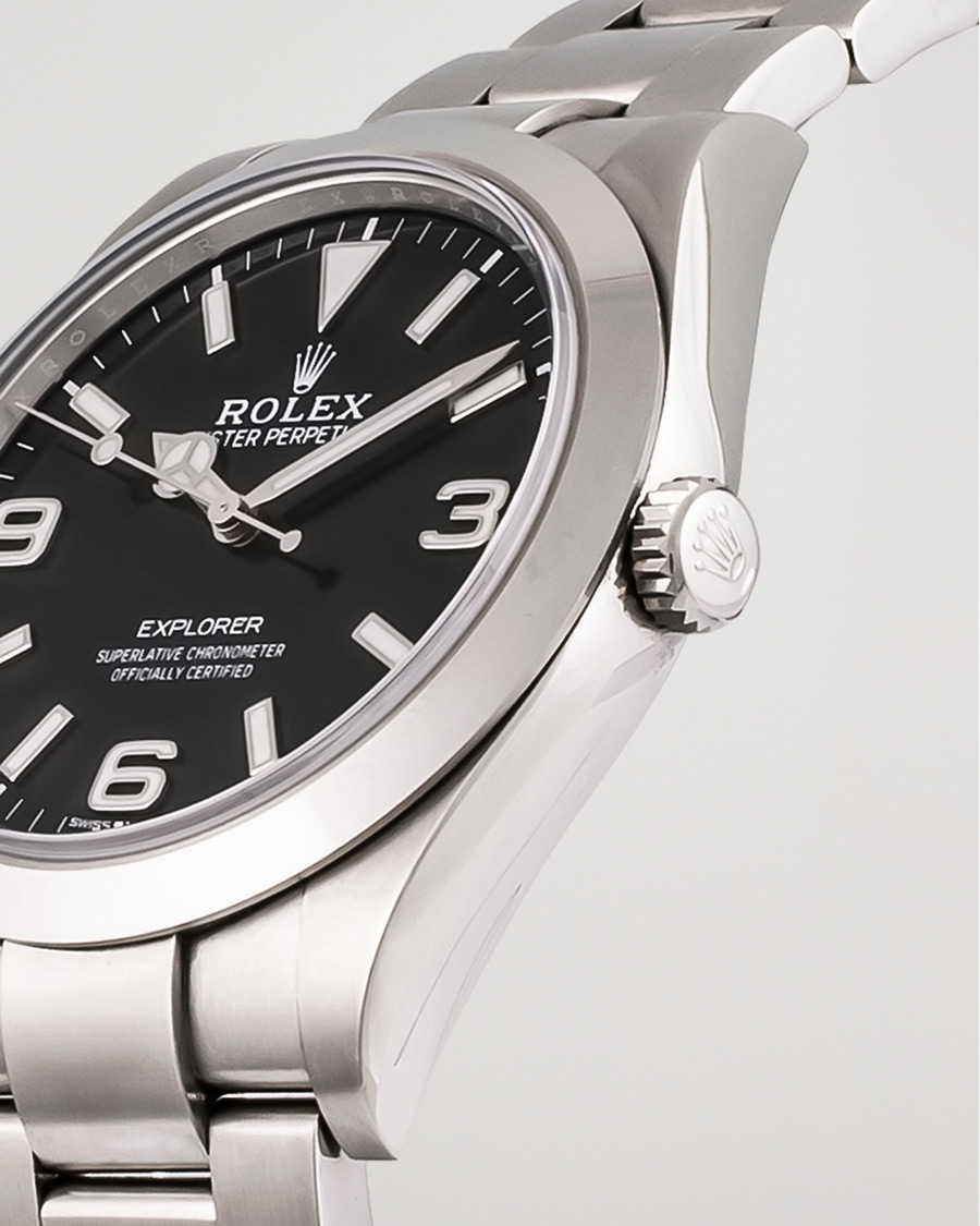 Heren | Rolex Pre-Owned Explorer 39mm 214270 Steel Black | Rolex Pre-Owned | Explorer 39mm 214270 Steel Black