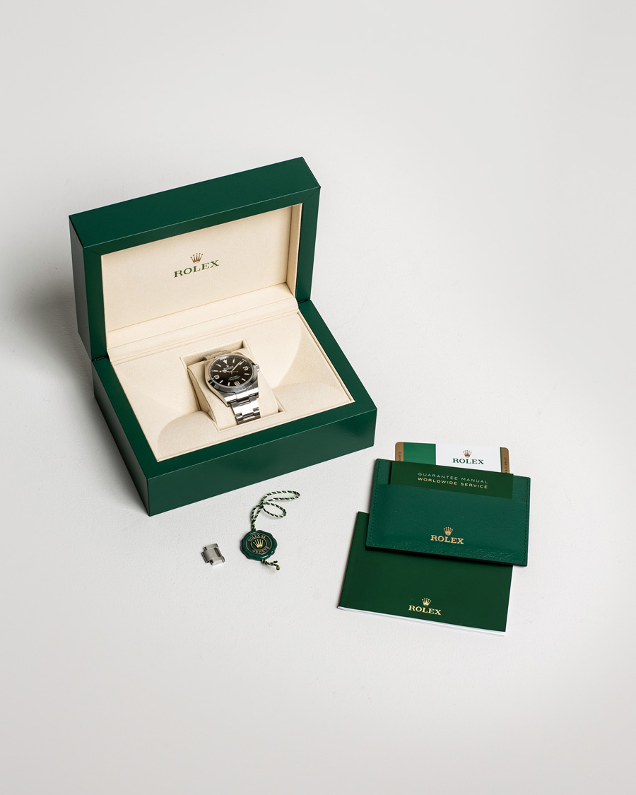 Heren | Rolex Pre-Owned Explorer 39mm 214270 Steel Black | Rolex Pre-Owned | Explorer 39mm 214270 Steel Black