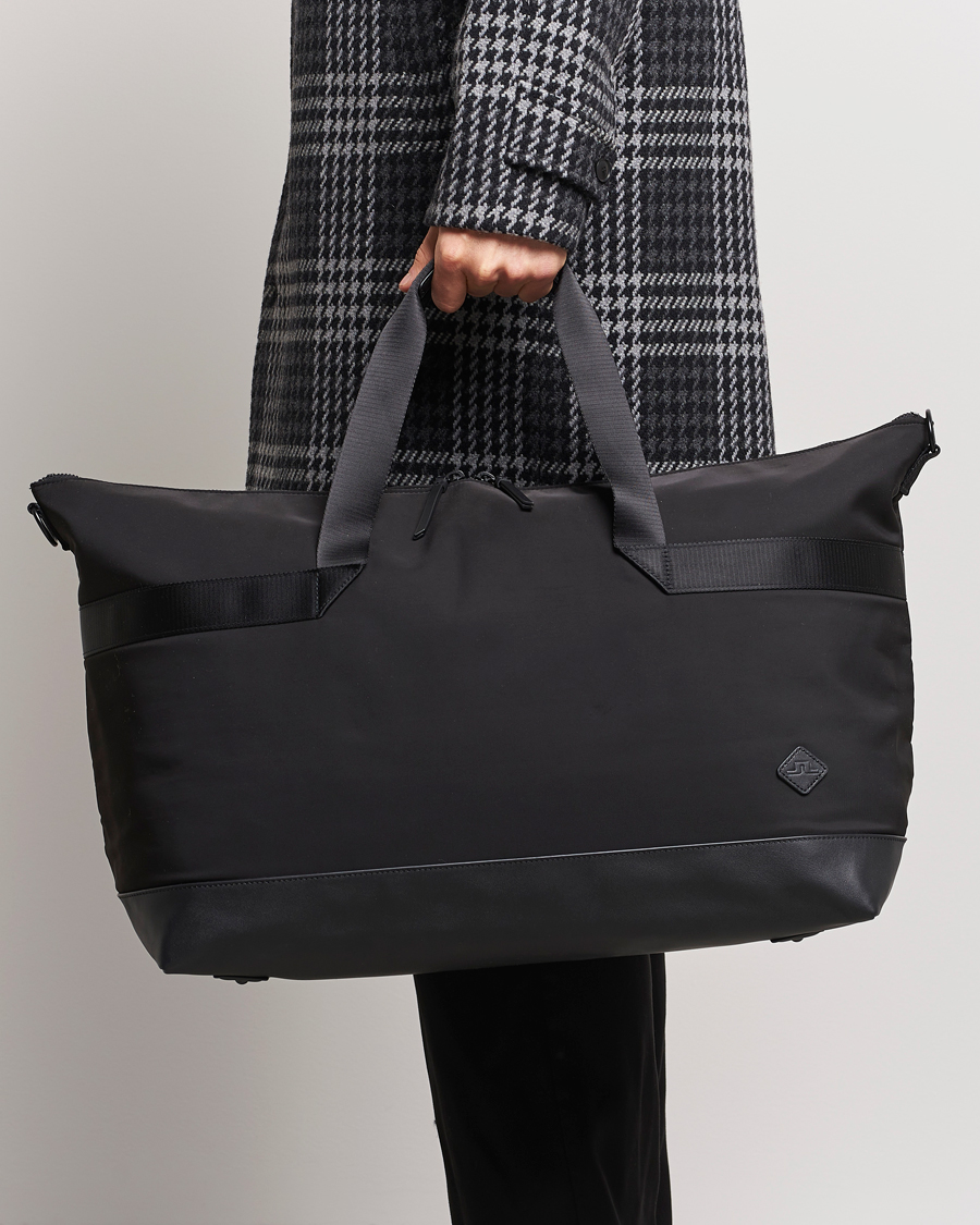 Heren | Accessoires | J.Lindeberg | Walt Nylon Weekender Black