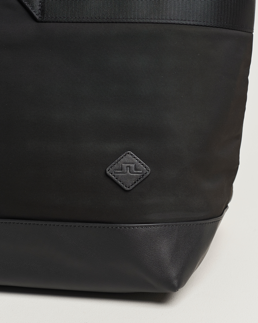 Heren | Tassen | J.Lindeberg | Walt Nylon Weekender Black