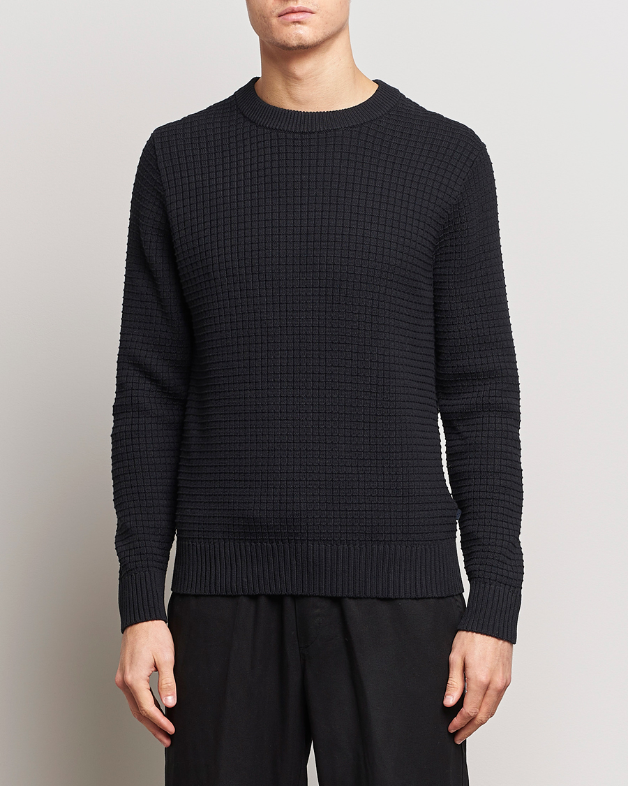 Heren | Truien | J.Lindeberg | Archer Structure Sweater Black