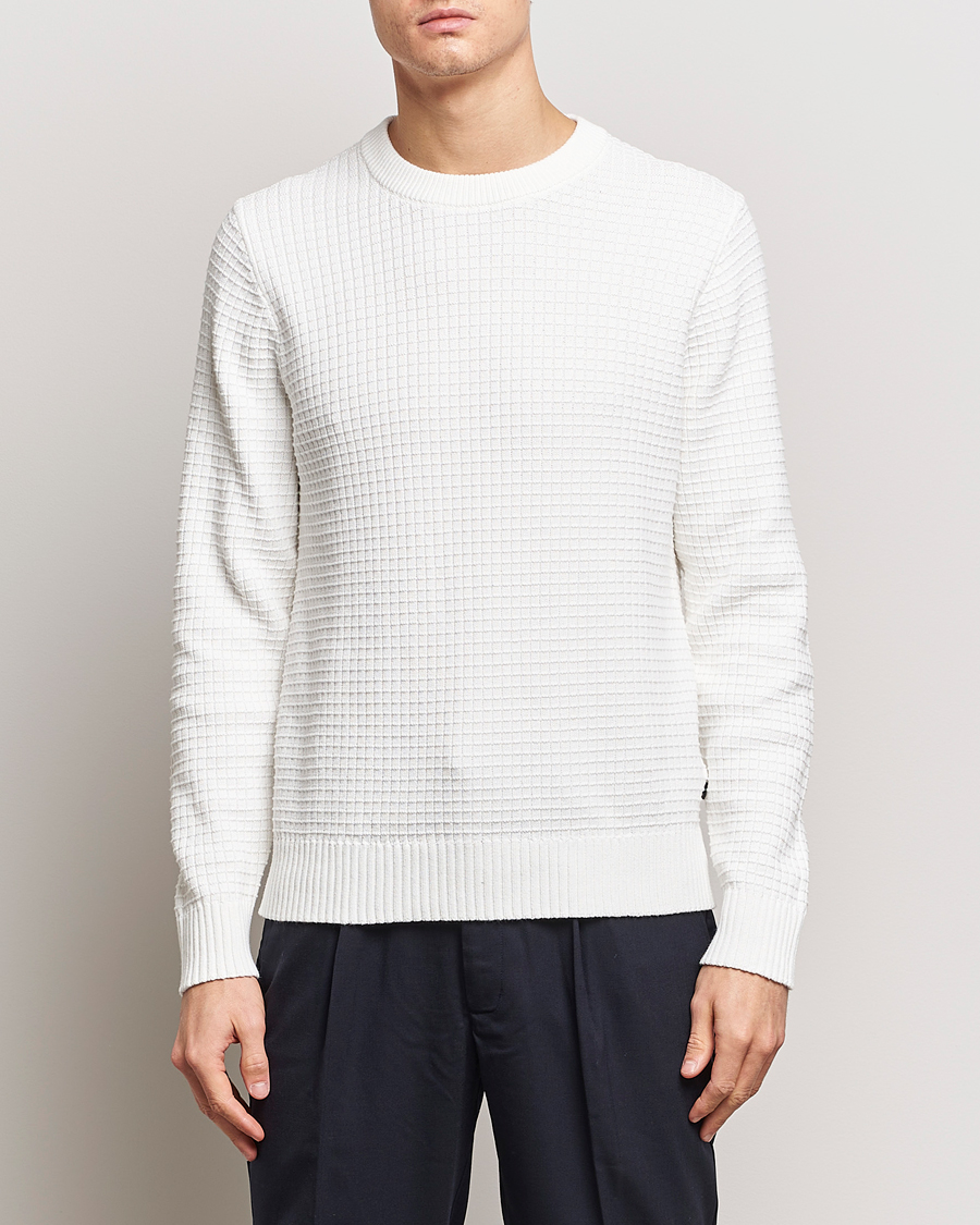 Heren | Afdelingen | J.Lindeberg | Archer Structure Sweater Cloud White