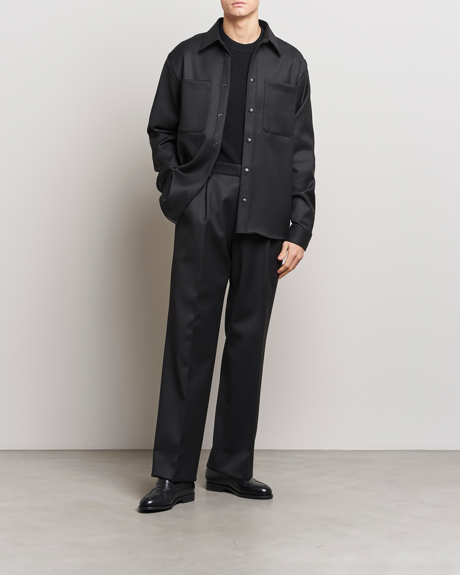 Heren | Broeken | J.Lindeberg | Haij Double Pleat Pants Black