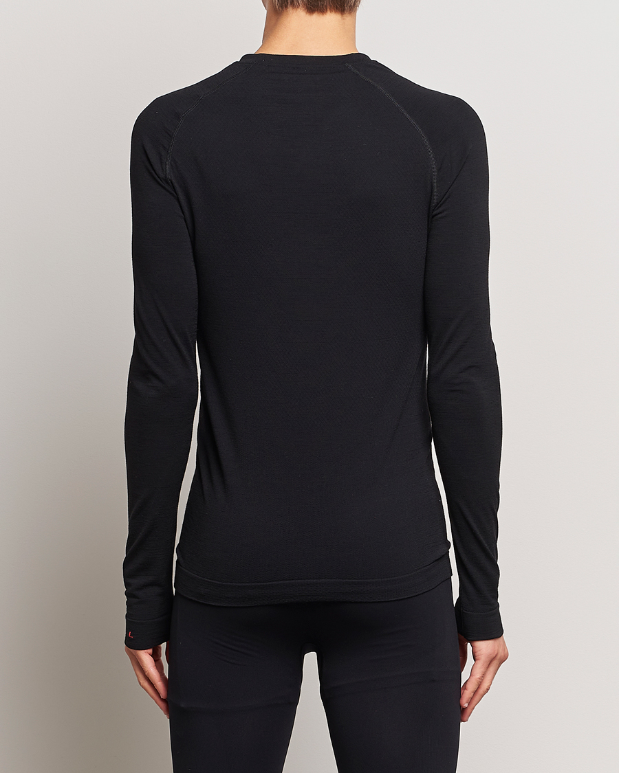 Heren | Falke Sport | Falke Sport | Falke Long Sleeve Wool Tech Light Shirt Black