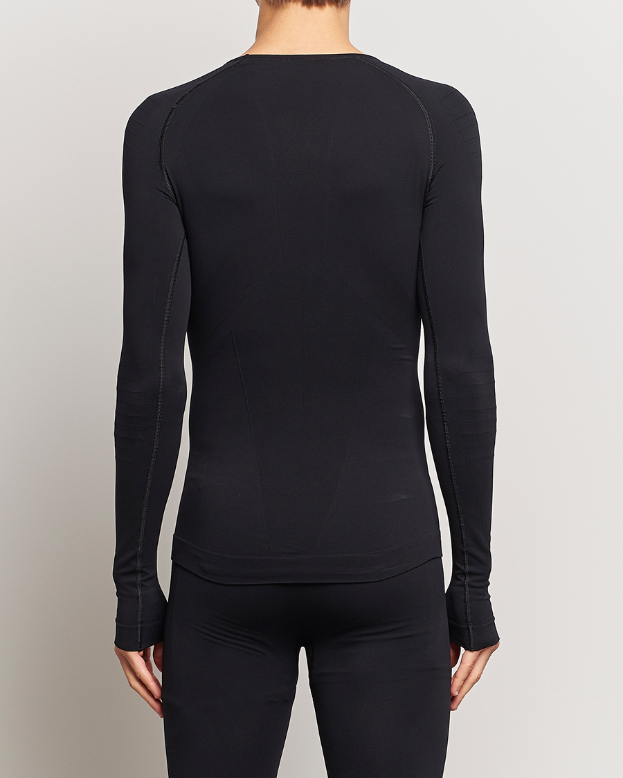 Heren | Thermisch Ondergoed | Falke Sport | Falke Long Sleeve Warm Shirt Black