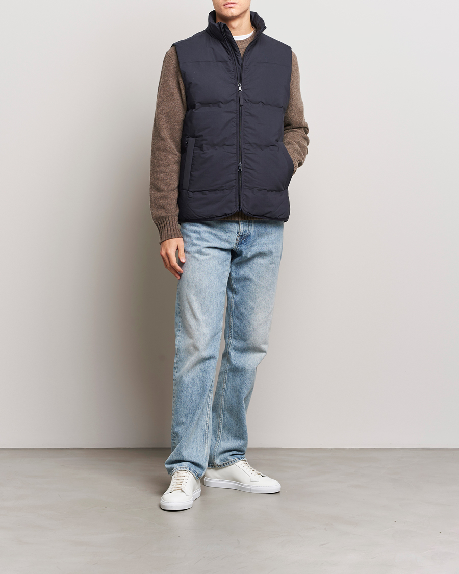 Heren | Jassen | A Day's March | Alford Puffer Vest Navy