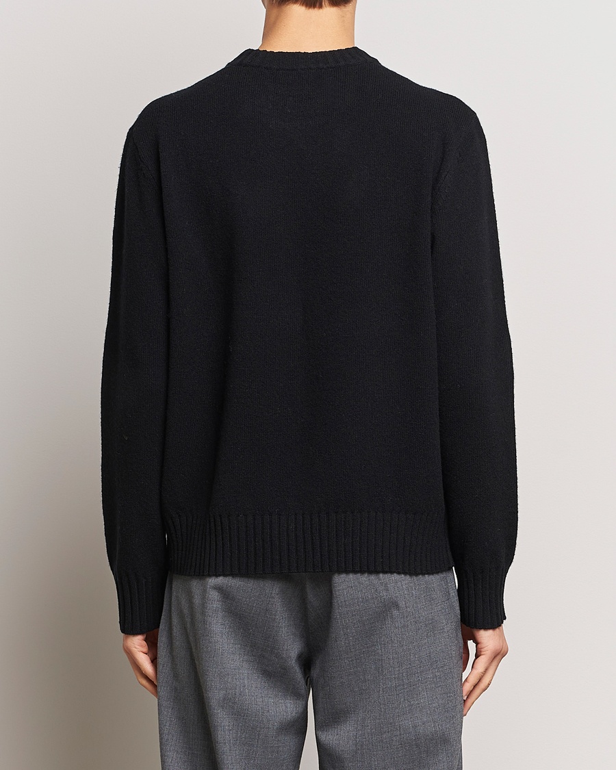 Heren | Truien | A Day's March | Marlow Lambswool Sweater Black