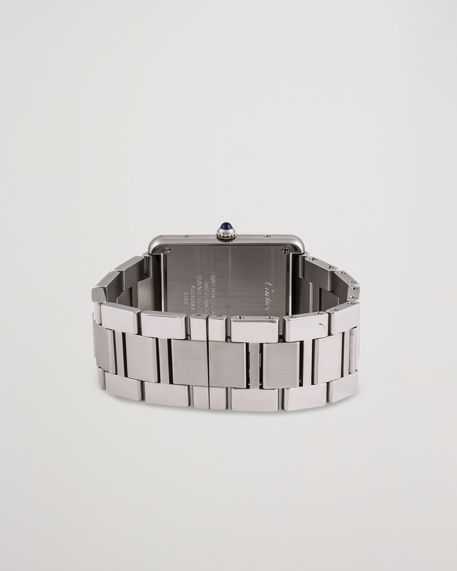 Heren | Cartier Pre-Owned Tank Solo Large W5200014 Steel White | Cartier Pre-Owned | Tank Solo Large W5200014 Steel White