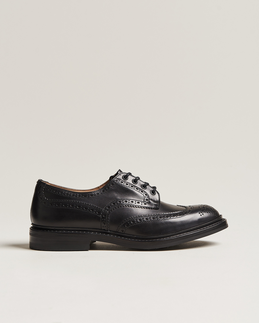 Heren | Brogues | Tricker's | Bourton Country Brogues Black Calf