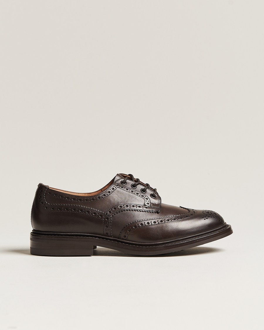 Heren | Brogues | Tricker's | Bourton Country Brogues Espresso Calf