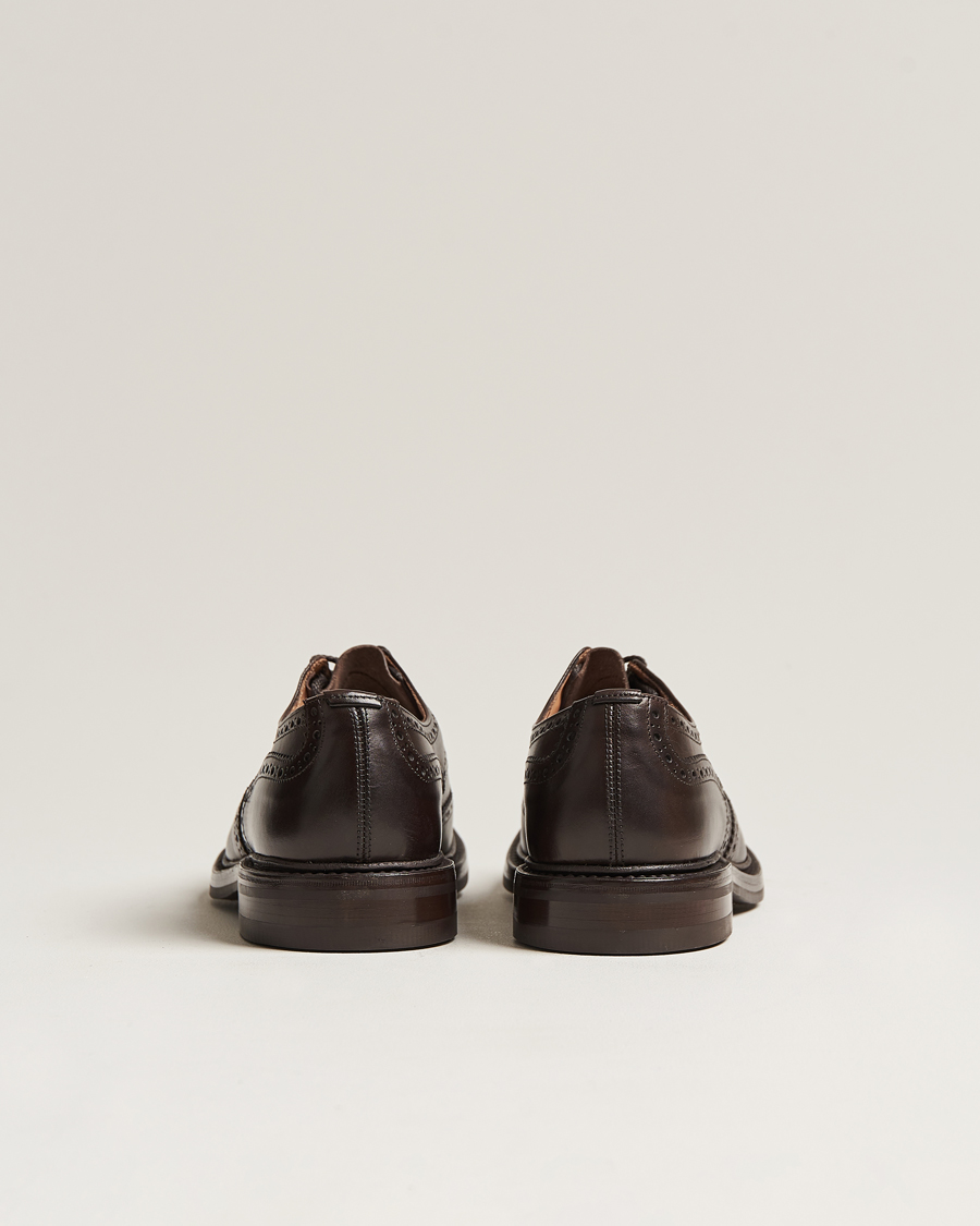 Heren | Brogues | Tricker's | Bourton Country Brogues Espresso Calf