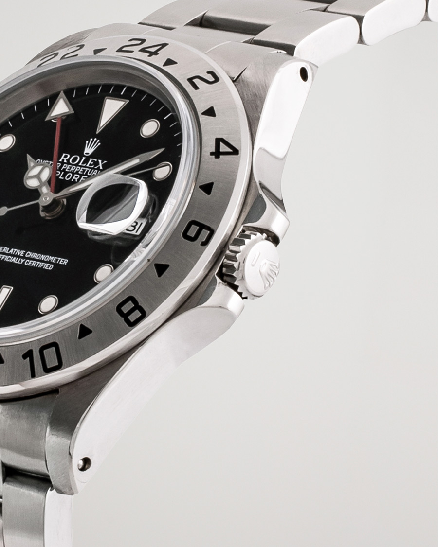 Heren | Rolex Pre-Owned Explorer II 16570 Steel Black | Rolex Pre-Owned | Explorer II 16570 Steel Black