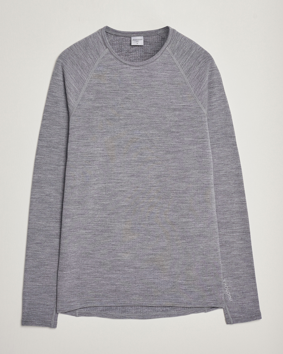 Heren | Truien | Houdini | Desoli Merino Thermal Crew College Grey