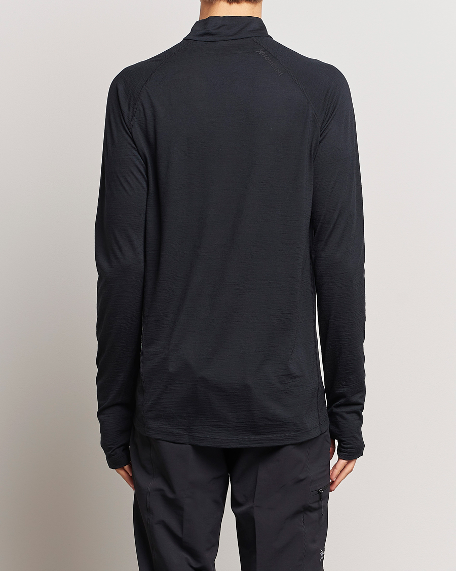 Heren | Truien | Houdini | Desoli Merino Light Half Zip True Black