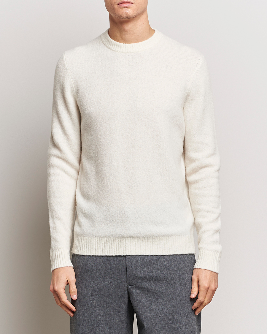 Heren |  | Samsøe & Samsøe | Butler Yak Crew Neck Clear Cream