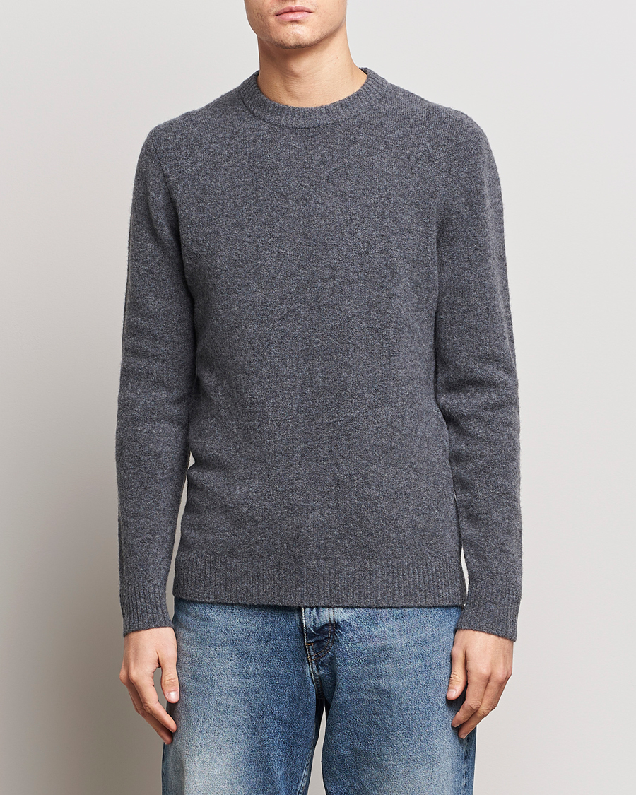 Men |  | Samsøe Samsøe | Butler Yak Crew Neck Dark Grey Melange