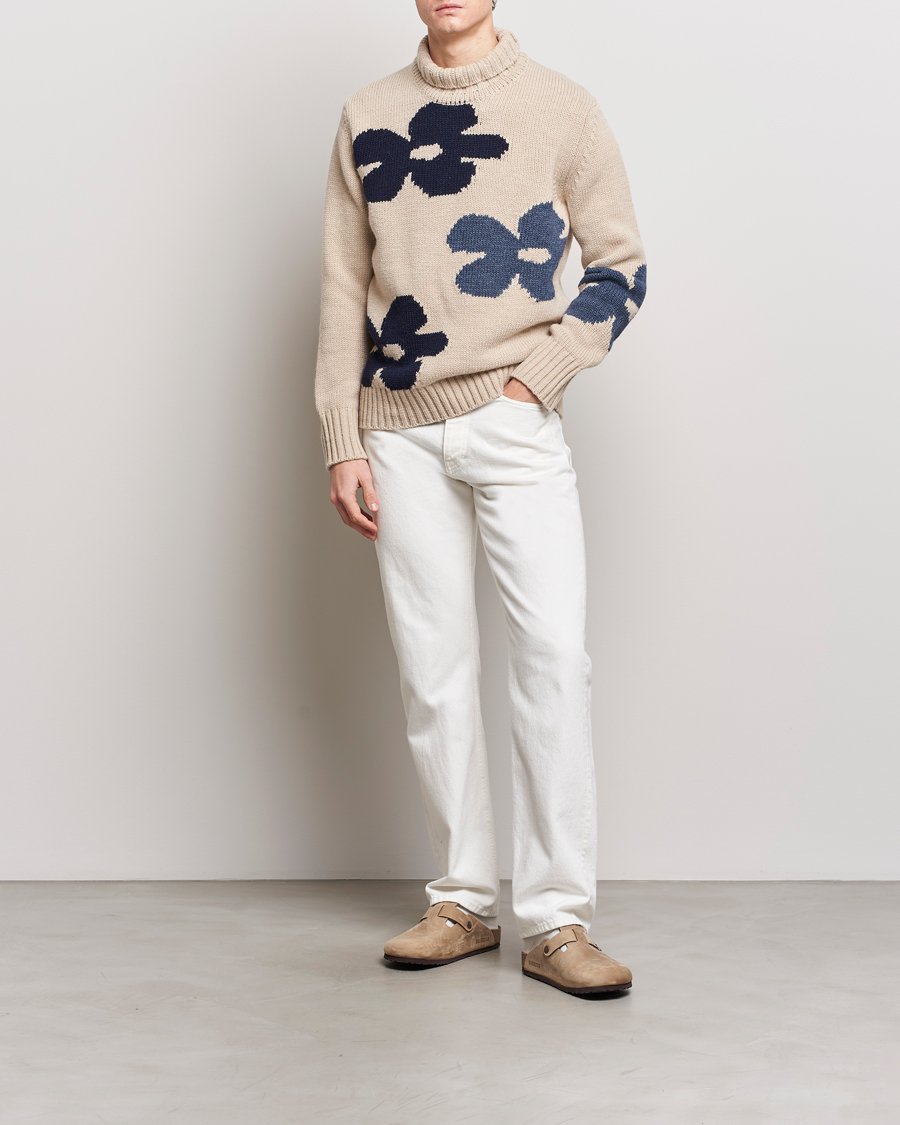 Heren | Truien | NN07 | Douglas Alpaca Polo Ecru