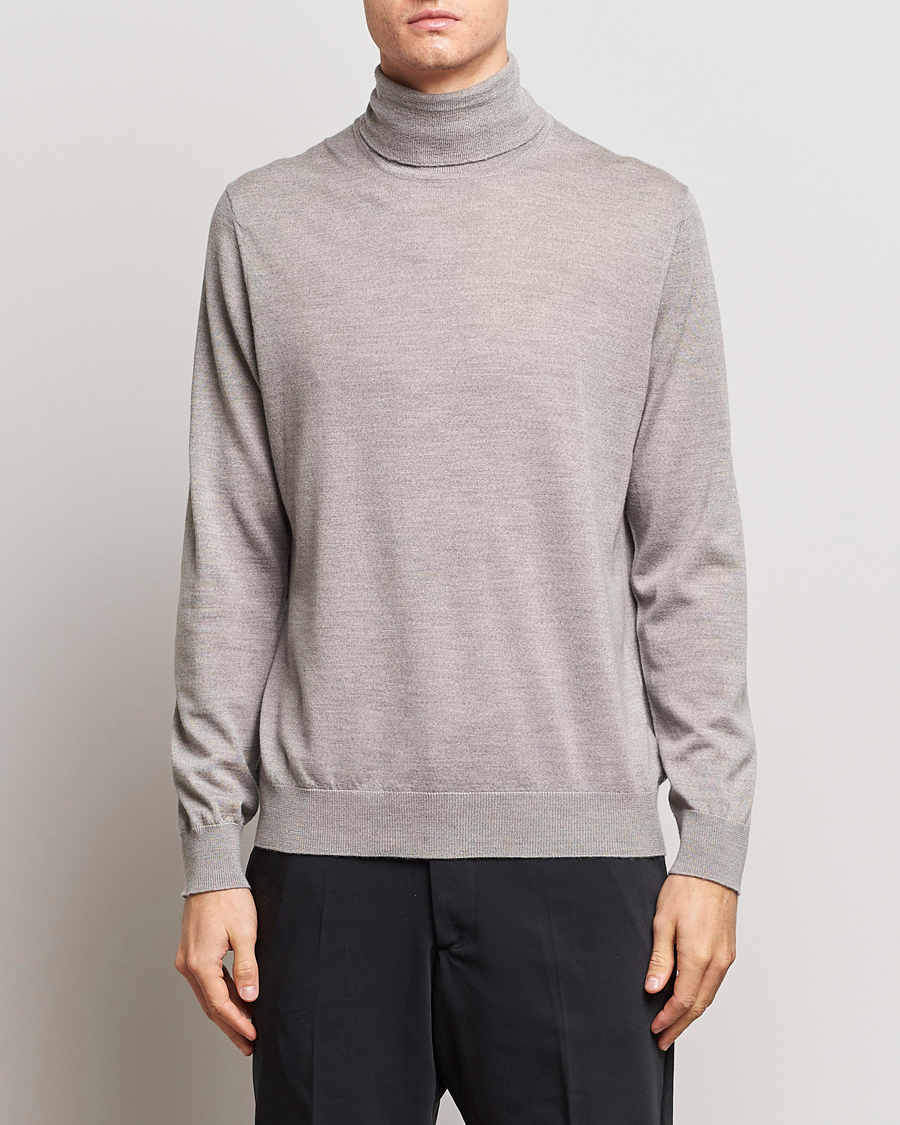 Heren | Sale -30% | NN07 | Richard Wool Rollneck Stone