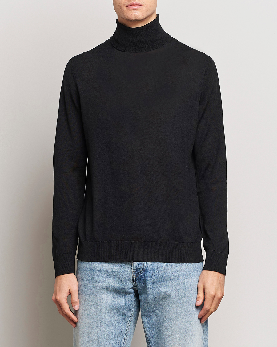 Heren | Sale -30% | NN07 | Richard Wool Rollneck Black