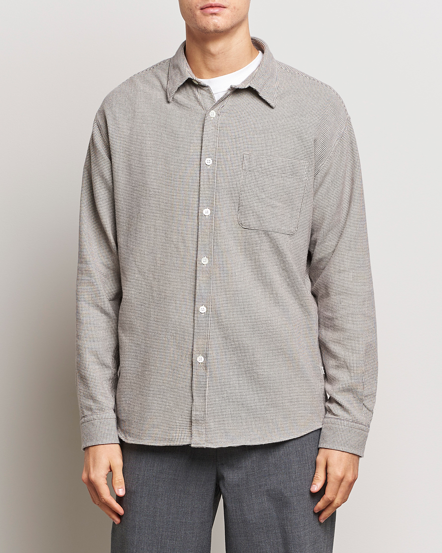 Heren | Lentejassen | NN07 | Deon Relaxed Fit Overshirt Dark Grey