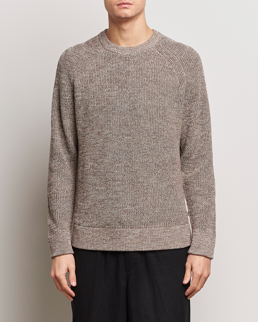 Heren | Gebreide truien | NN07 | Jacobo Cotton Crewneck Sweater Iron Melange