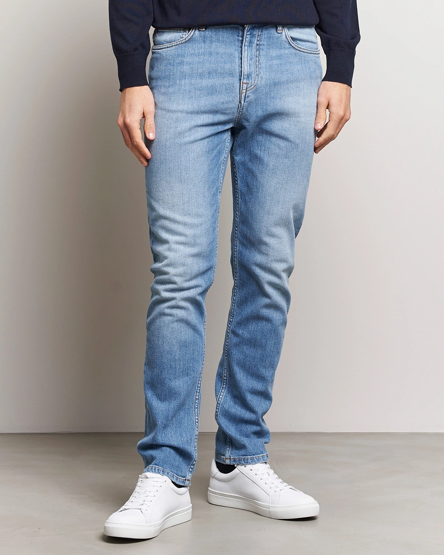 Heren | Slim fit | NN07 | Johnny Straight Fit Jeans Light Blue