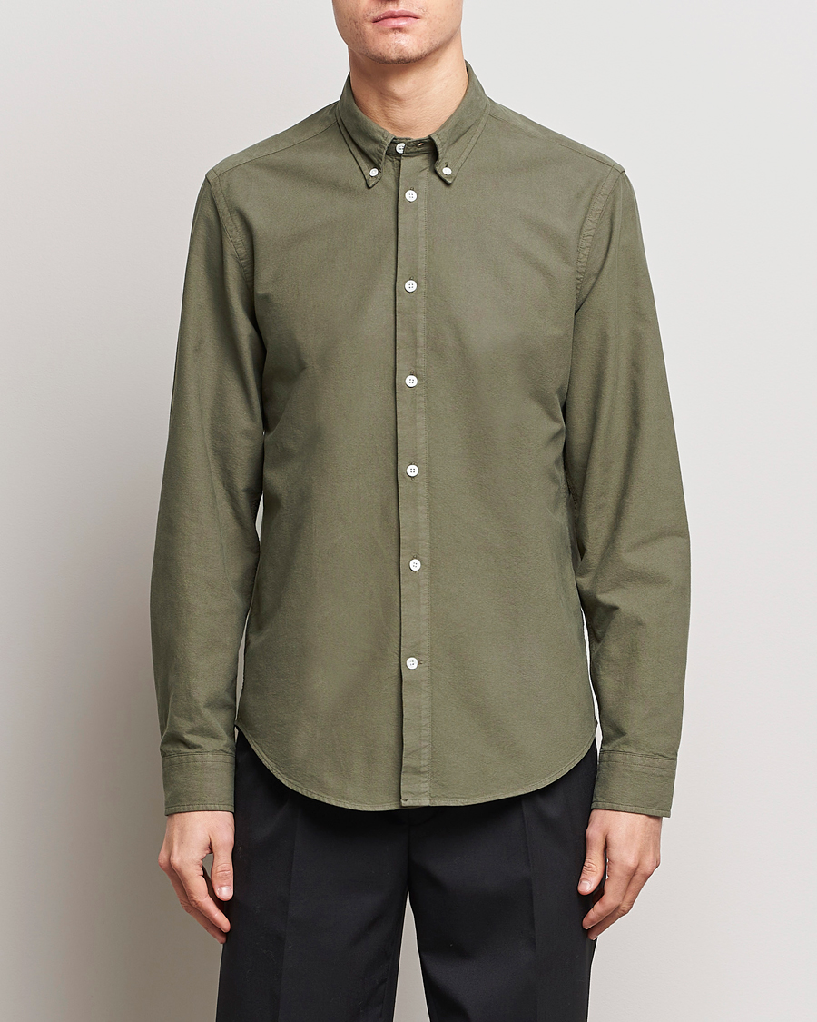 Heren | Business & Beyond | NN07 | Arne Button Down Oxford Shirt Dark Green