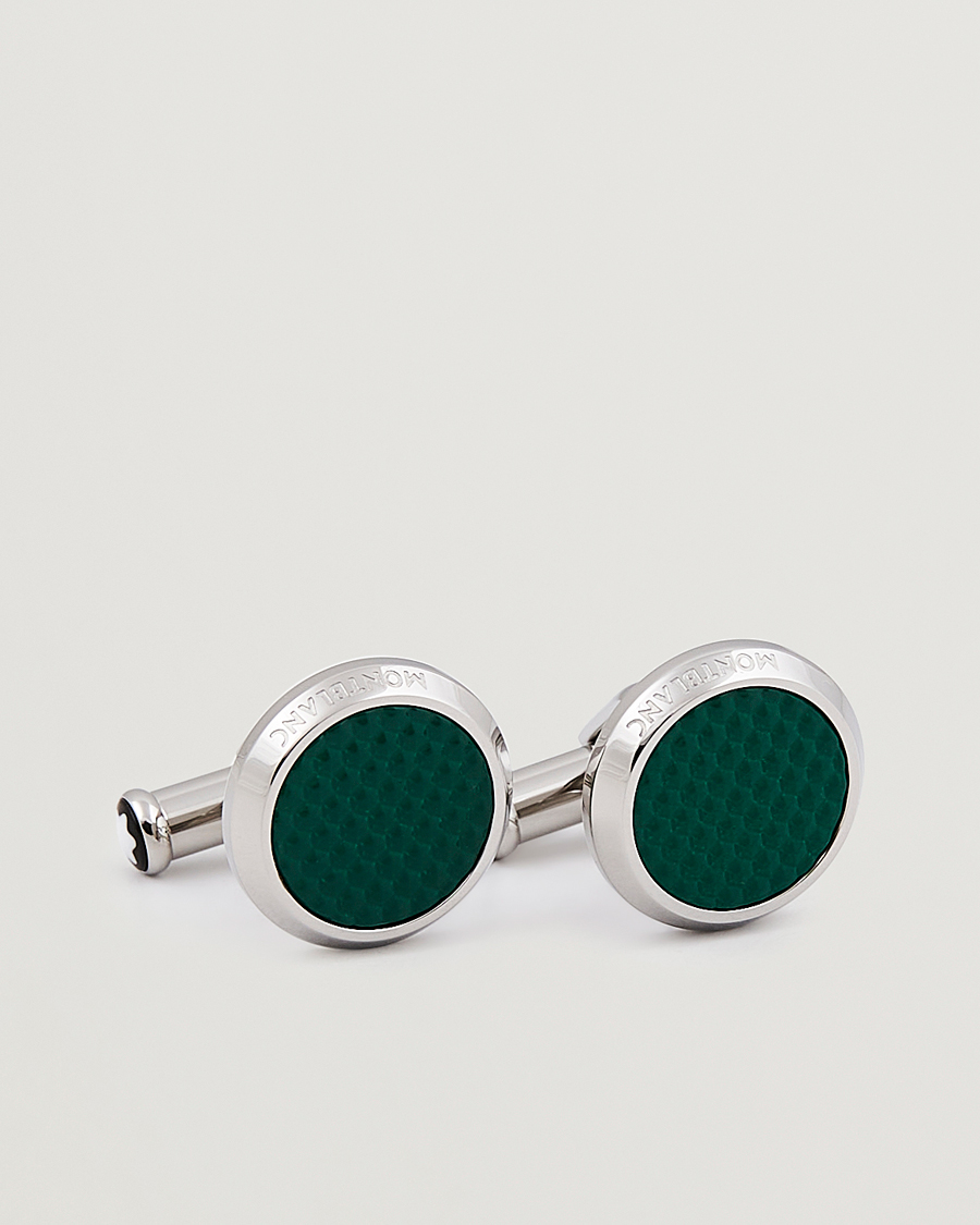 Heren | Manchetknopen | Montblanc | Cufflinks Meisterstück Green Steel