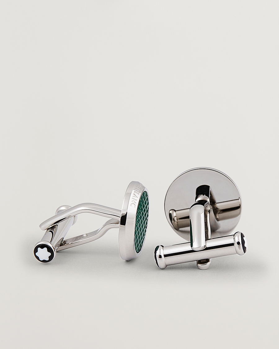 Heren | Montblanc | Montblanc | Cufflinks Meisterstück Green Steel