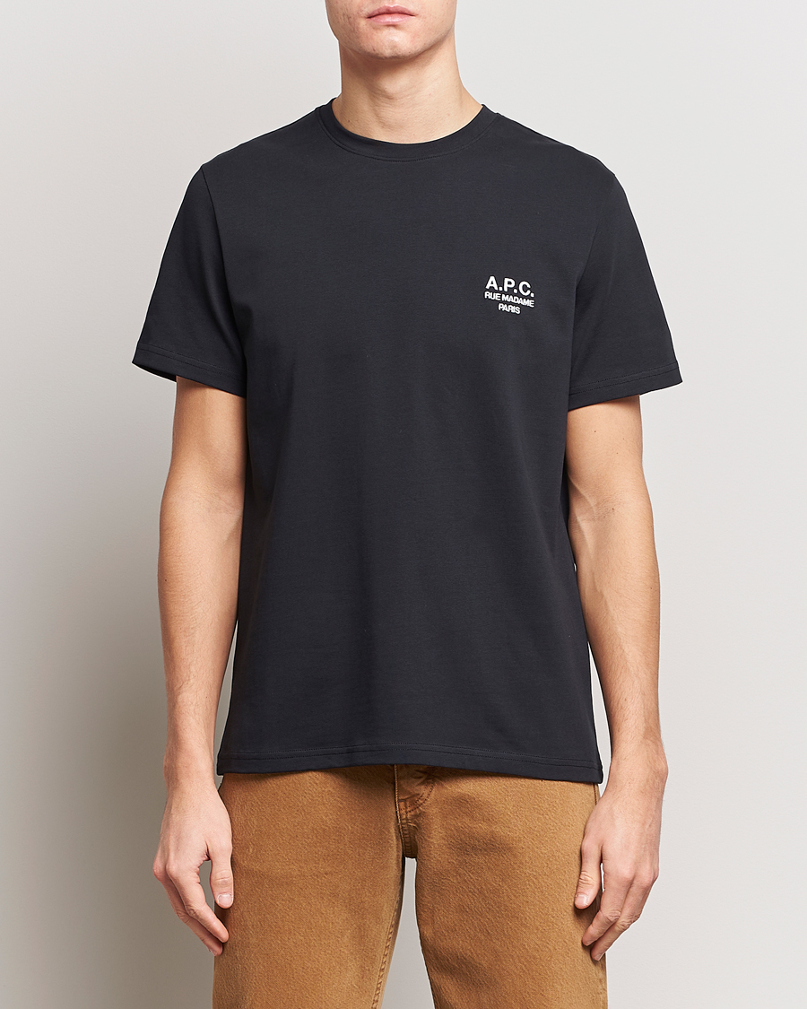 Heren | Zwarte T-shirts | A.P.C. | Raymond T-Shirt Black