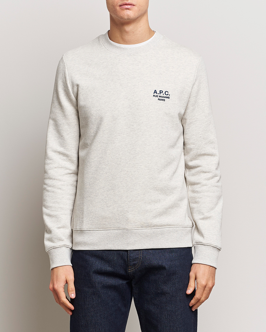 Heren | Sweatshirts | A.P.C. | Rider Sweatshirt Heather Grey