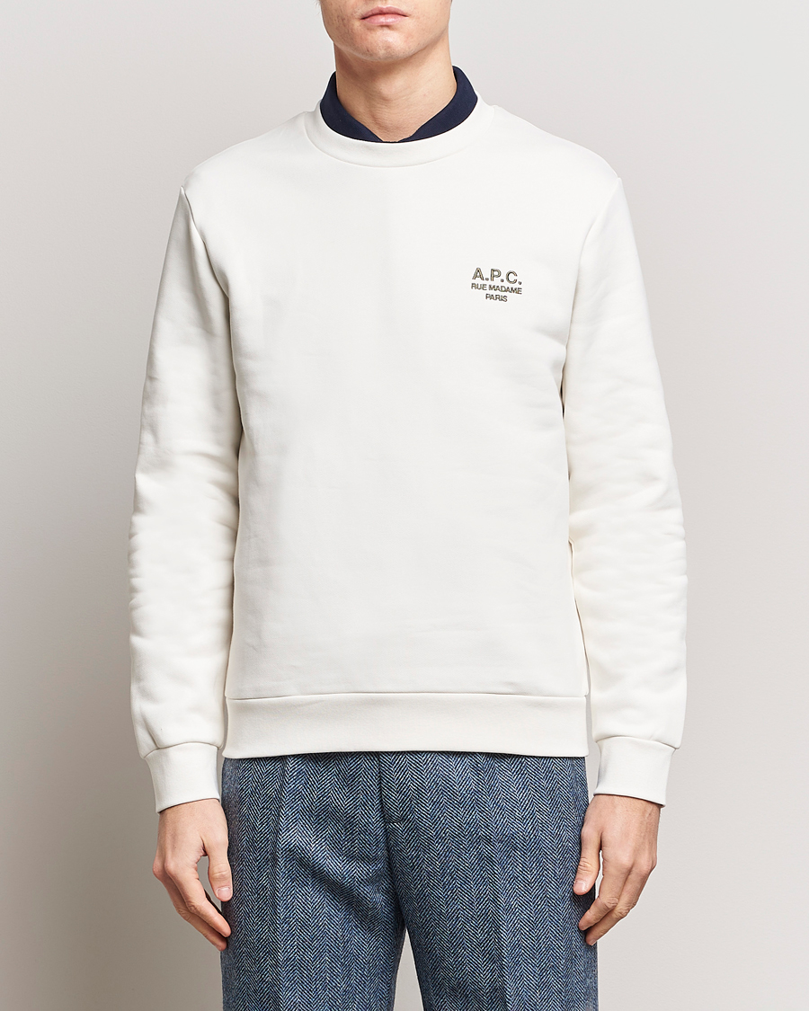 Heren | Sweatshirts | A.P.C. | Rider Sweatshirt Chalk